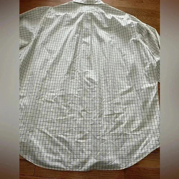 [18/36-37]Ralph Lauren Blue Tag  Yellow/Blue Plaid Classic Fit Dress Shirt -NWOT - Picture 8 of 8